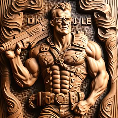 3D модель Святой Дюк Нюкем из Duke Nukem (STL)